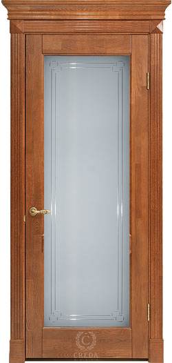 Дверь Creda Doors Кантри ДО2, орех, массив дуба Дверь Creda Doors Кантри ДО2, орех, массив дуба